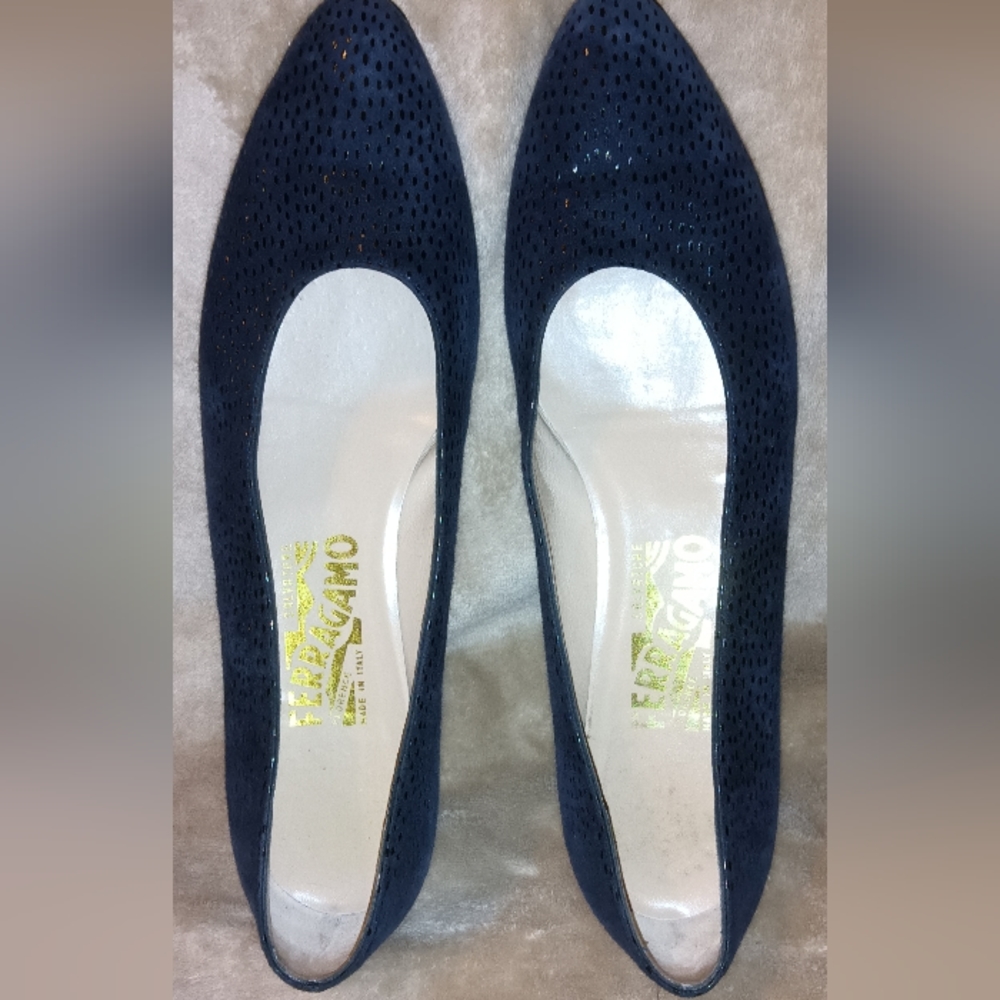 Ferragamo Black Women's Dress Shoe